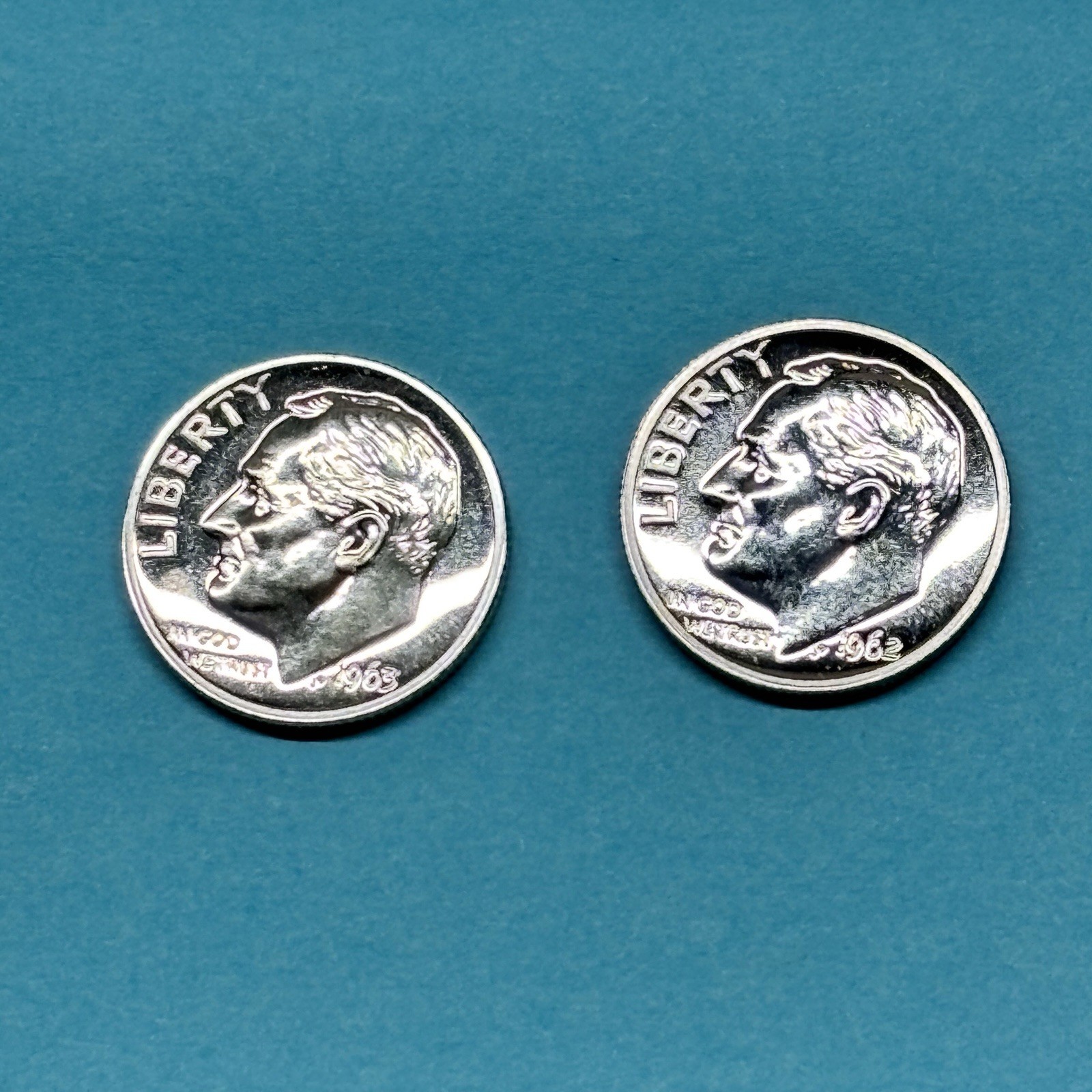1962+1963 ROOSEVELT PROOF DIMES