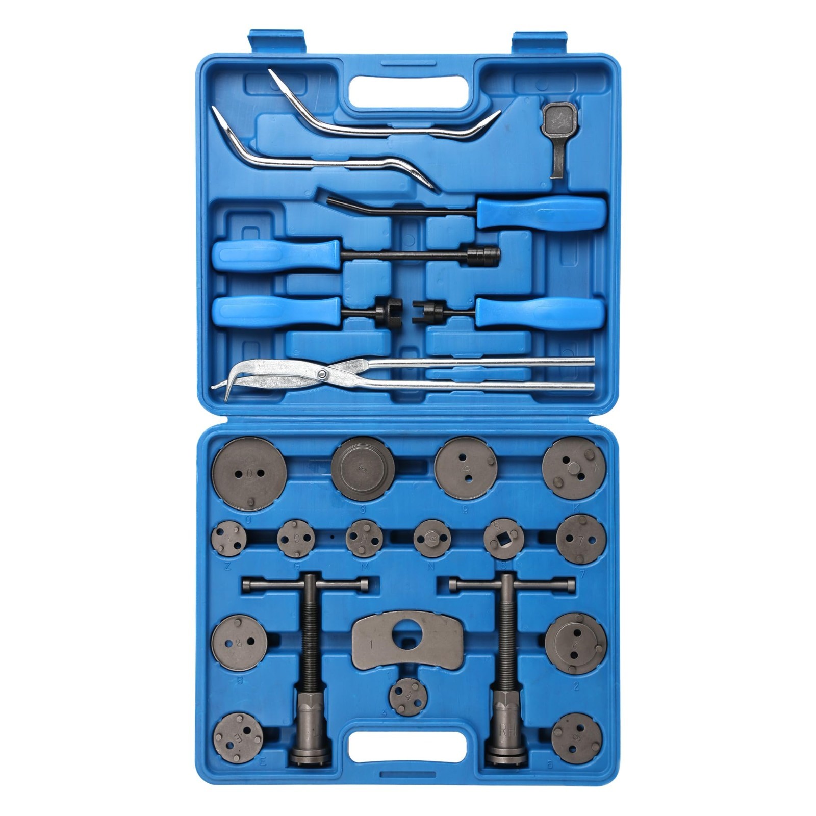 18 Pc Disc Brake Caliper & 8 Pc Drum Brake Tool Set, 2-in-1 Compression Kit, Aut