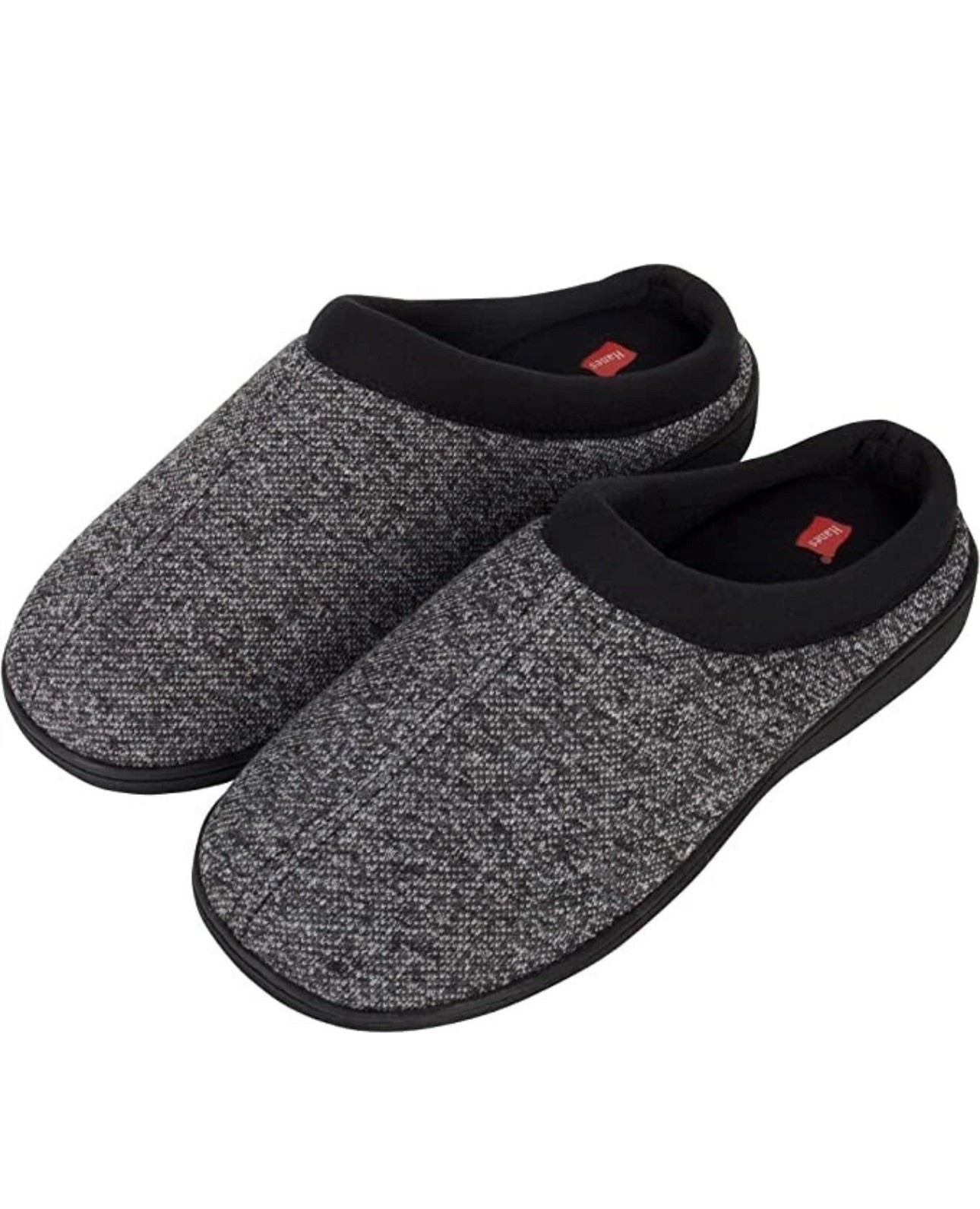 Hanes Comfort Soft Memory Foam Indoor Outdoor Clog Slipper Shoe, Boys-Large