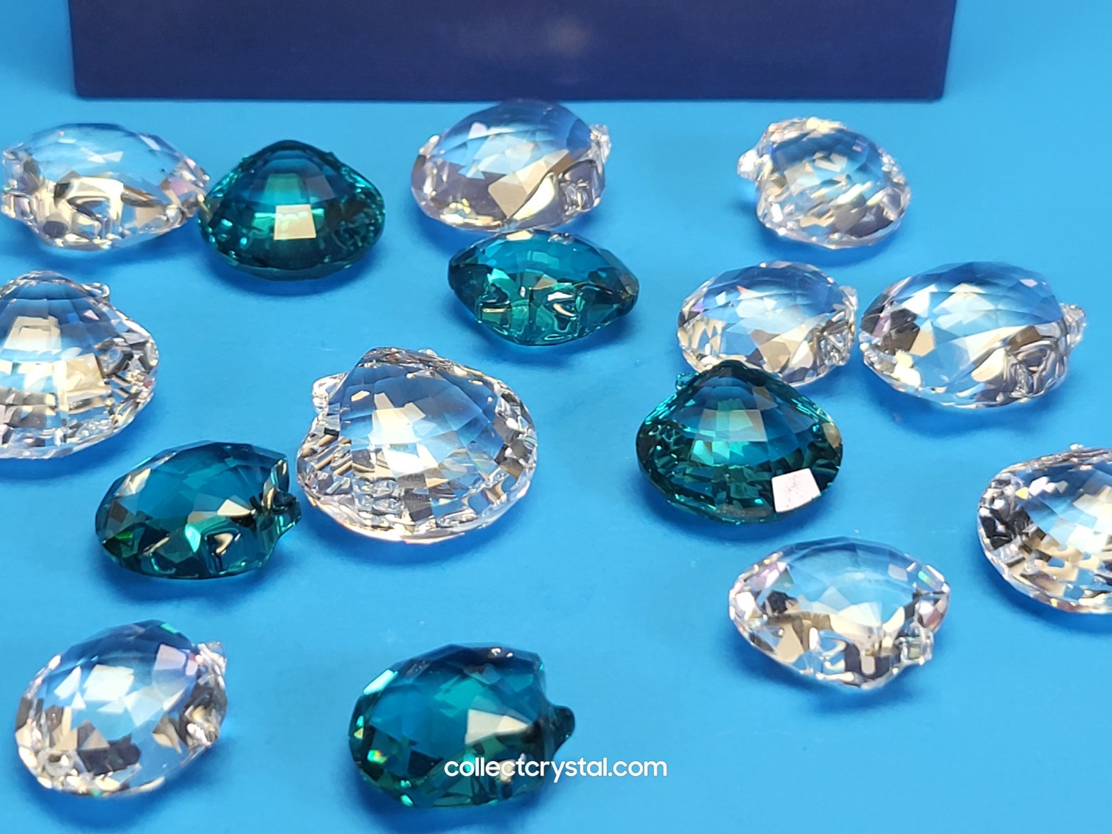 Swarovski 2006 Scallops Set – Mini (15 pcs) #833575 Membership Exclusive - W/Box