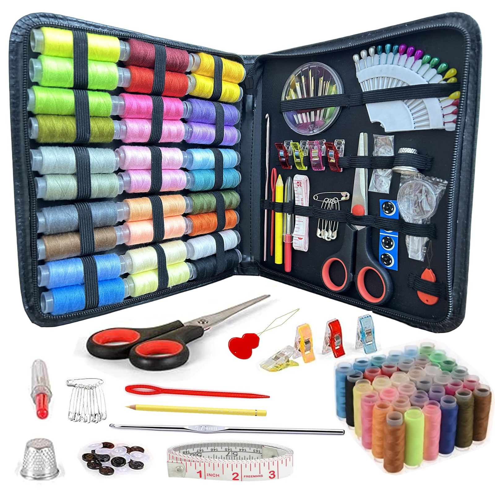 Gemsy Sewing Kit Box | Tailoring Tools Combo with Accessories, Scissors,...