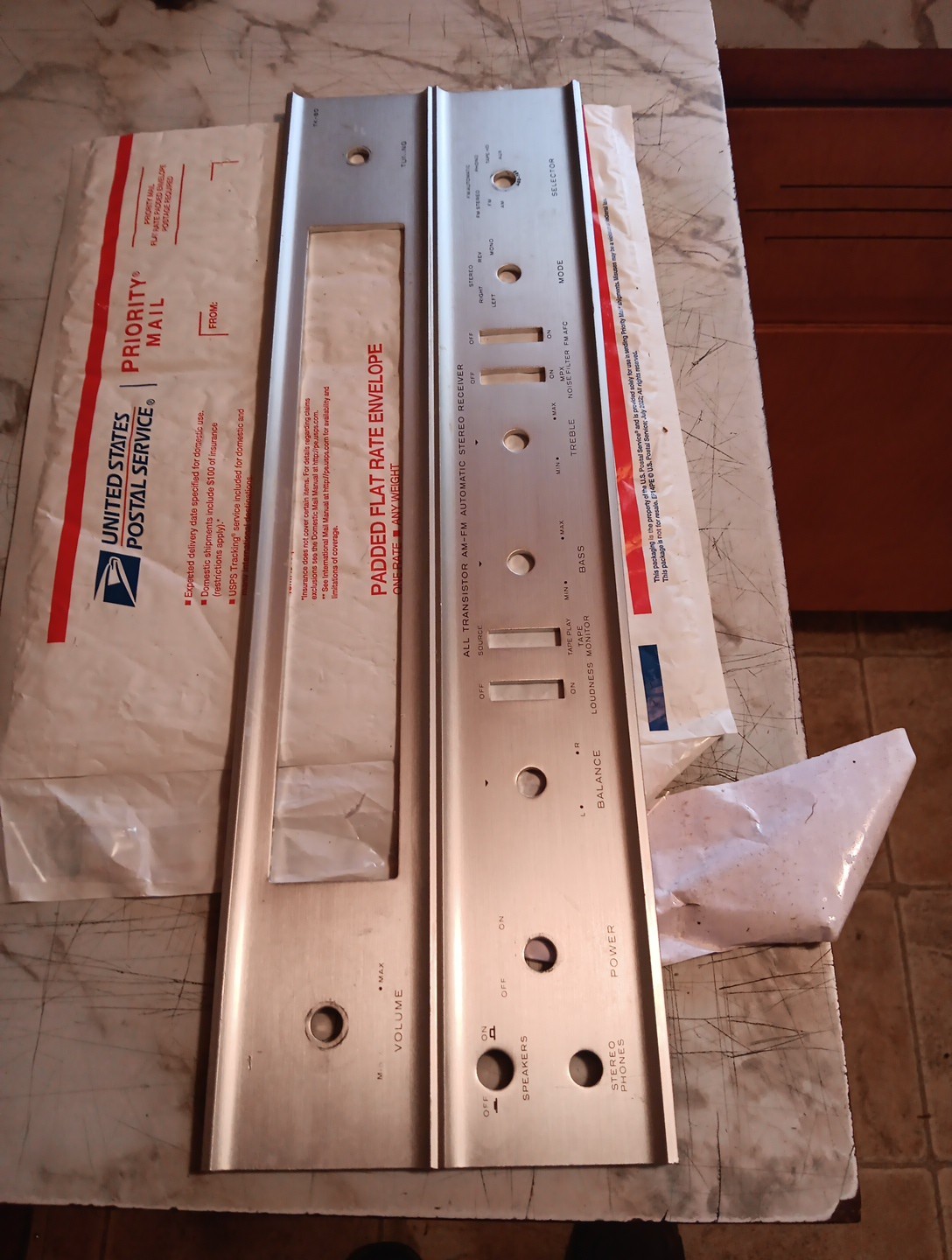 Kenwood TK-60 Faceplate Original