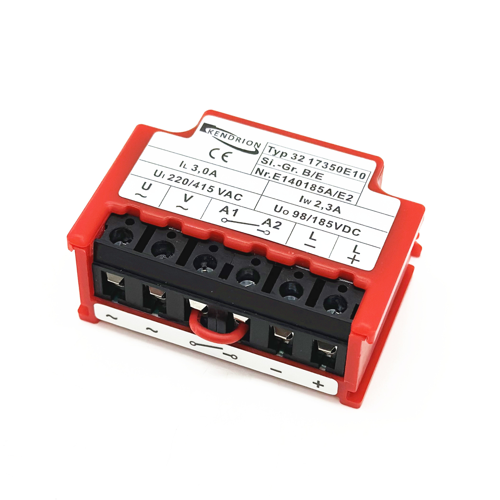 REPLACE KENDRION Typ 32 17350E10 220/415VAC 98/185VDC Overexcitation Rectifier