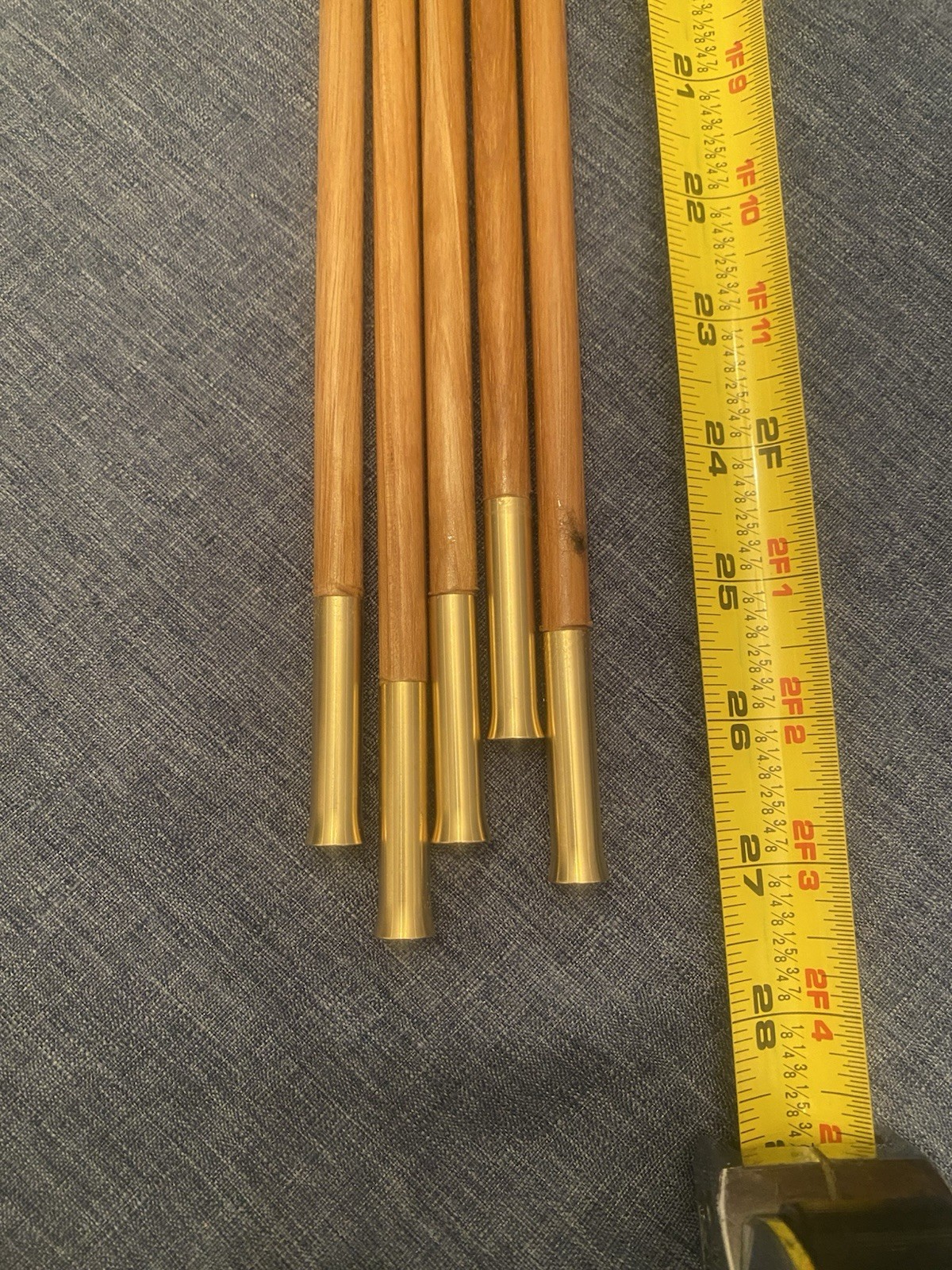 Hickory Ramrod 28 7/8” X 3/8”D Made For 29” Muzzleloader Barrels.