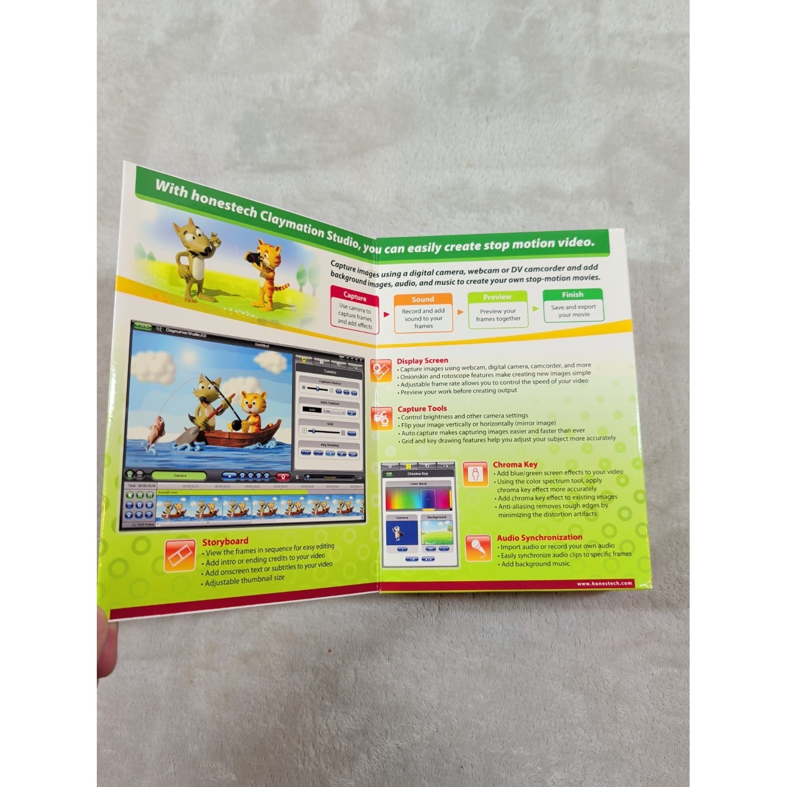 Honestech Claymation Studio 2.0 Stop Motion Video Creation Software PC BCS2P003