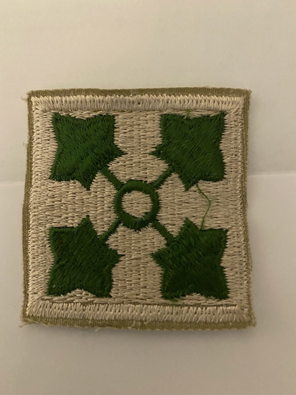 ORIGINAL VIETNAM ERA FULL COLOR 4TH INFANTRY DIVISION PATCH CUT EDGE #85a