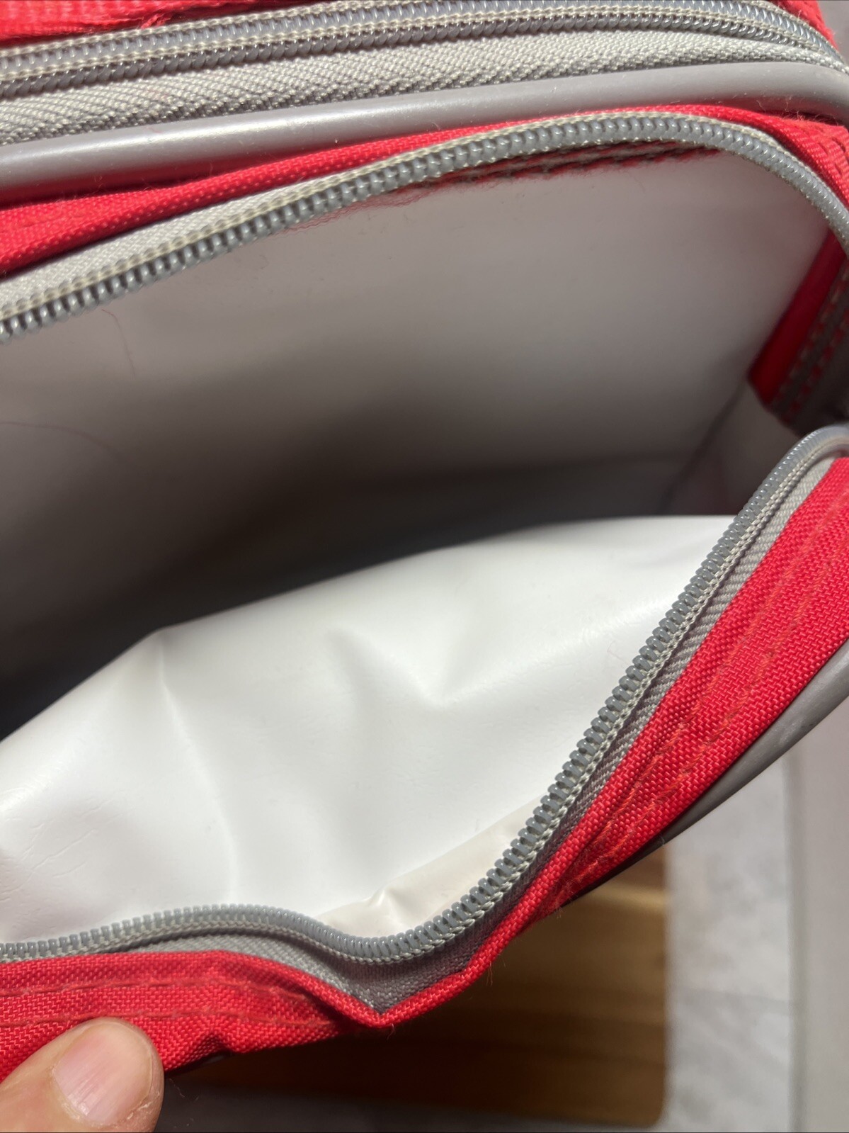 Snap On Tools Lunch Box Storage Carry Case Bag Rigid Frame Strap / Handle - EUC