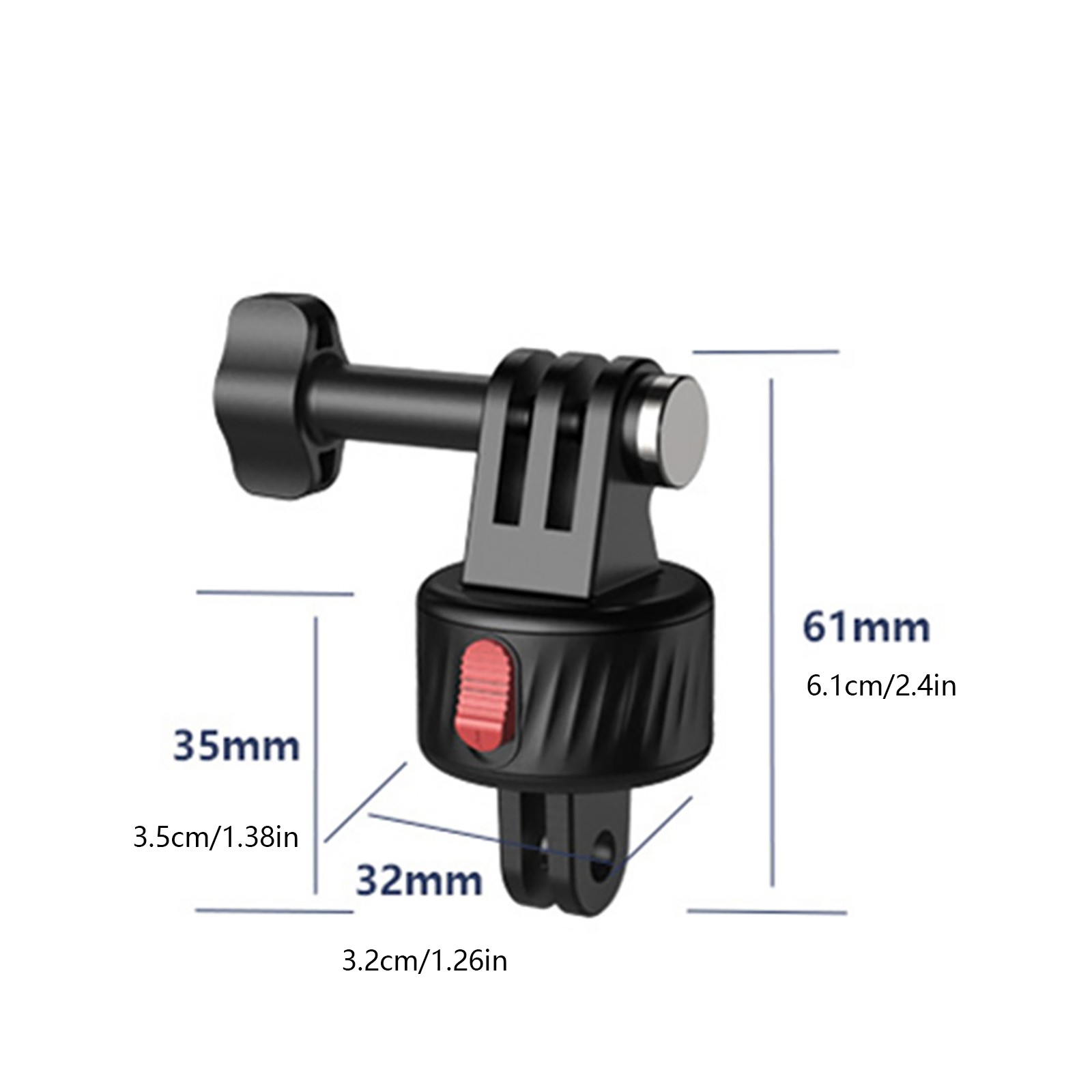 Magnetic Tripod Mount Quick Release Adapter for GoPro Hero Action Camera dd
