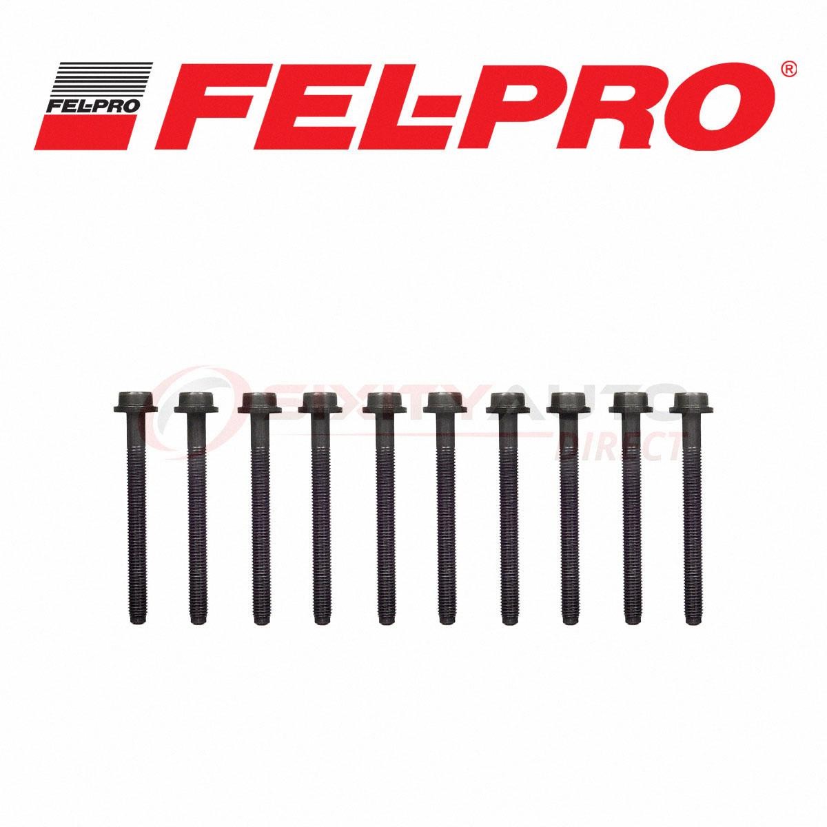 Fel-Pro Cylinder Head Bolt Set for 1995-2000 Mercury Mystique 2.0L L4 - eg