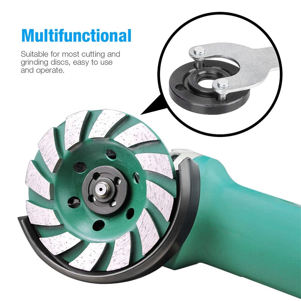 6-Pack 5/8-11 Angle Grinder Flange Nut For Milwaukee Bosch Inner Outer Lock Set