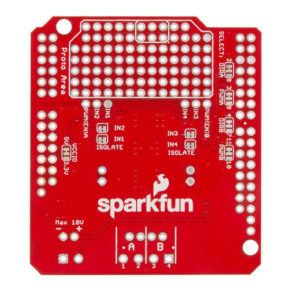 [ SparkFun KIT-14180 ] Ardumoto Shield Kit
