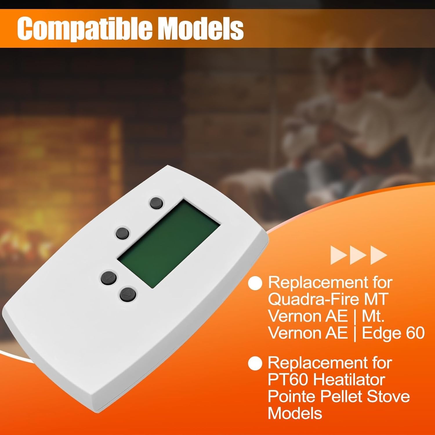 Wall Control Thermostat For QuadraFire MT Vernon AE SRV7000-549 Programmable