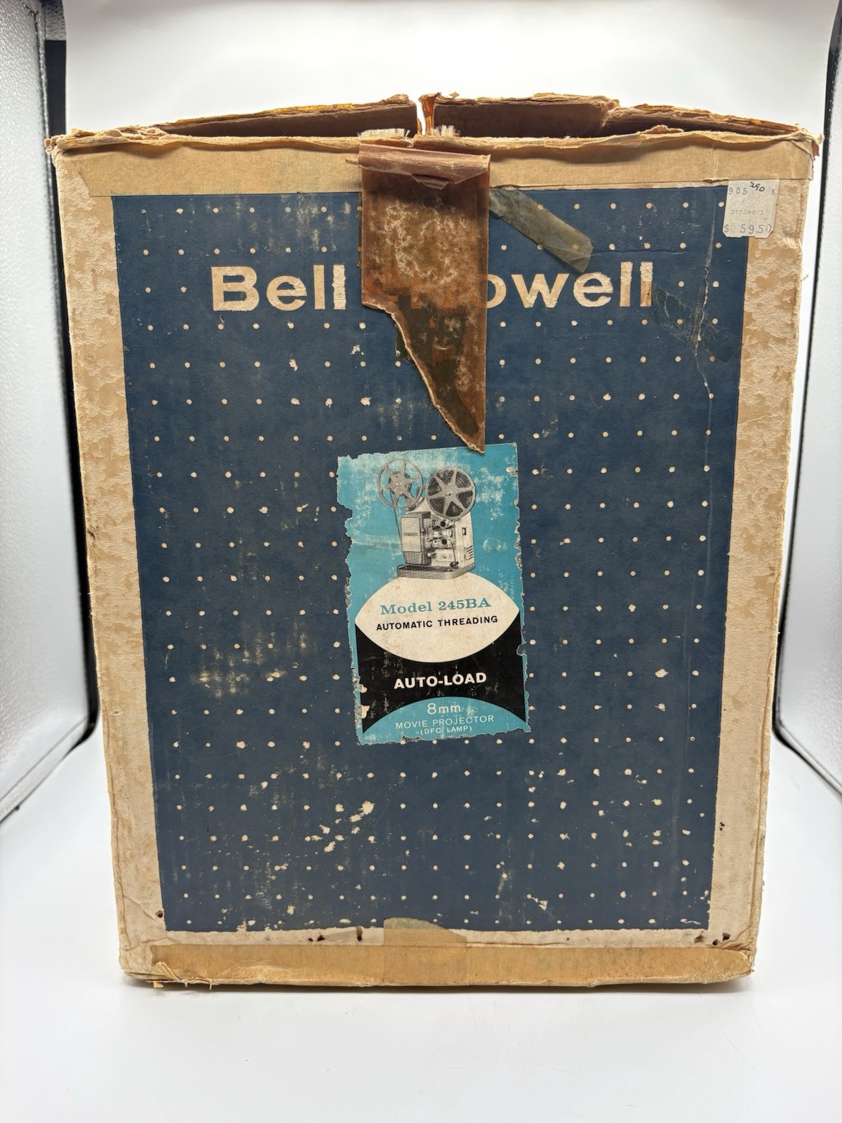 Bell Howell Autoload 8mm Projector Model 245 BA with Working Motor, Box & Manual
