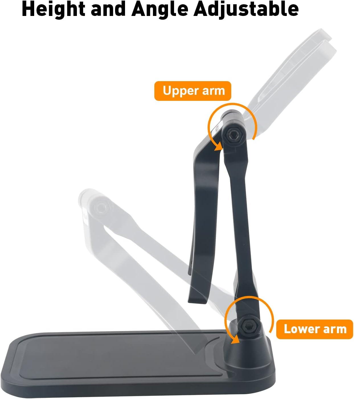 Universal Barcode Scanner Stand, Free-Installed Foldable Barcode Reader Hodlder