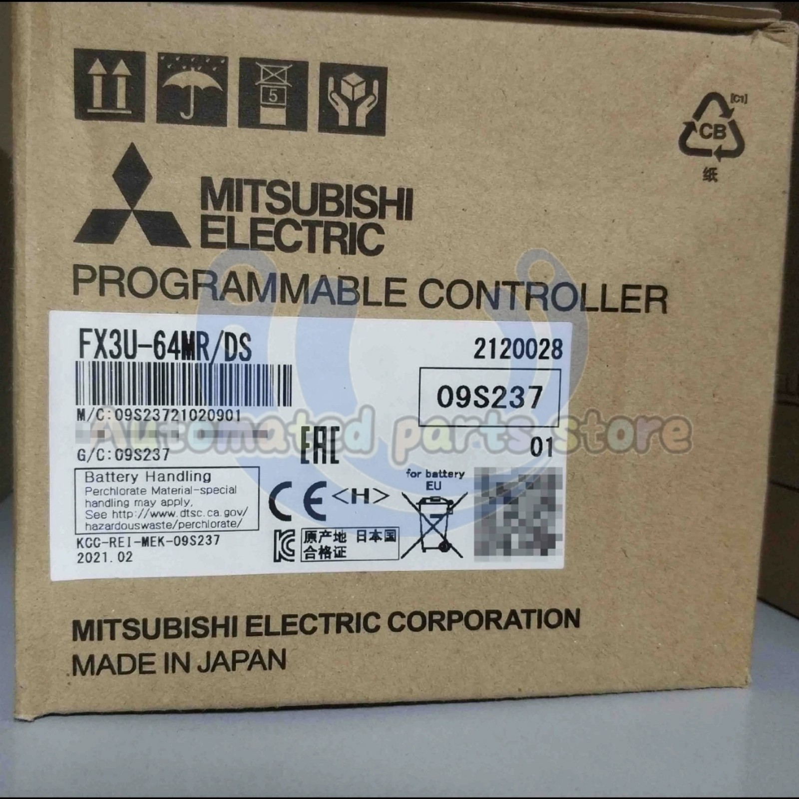 1PCS Mitsubishi FX3U-64MR/DS PLC Module FX3U64MR/DS Sealed