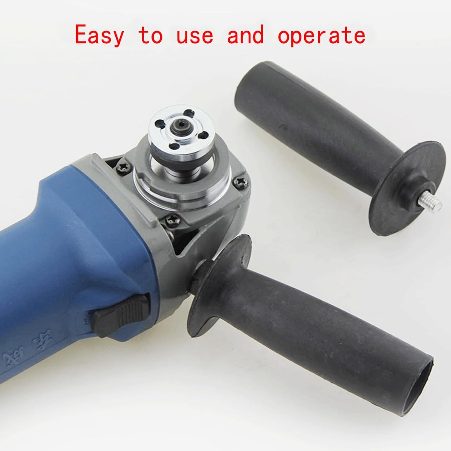2 Pcs Angle Grinder Handle, Plastic Thread Auxiliary Thread Diameter 8mm/0.31in