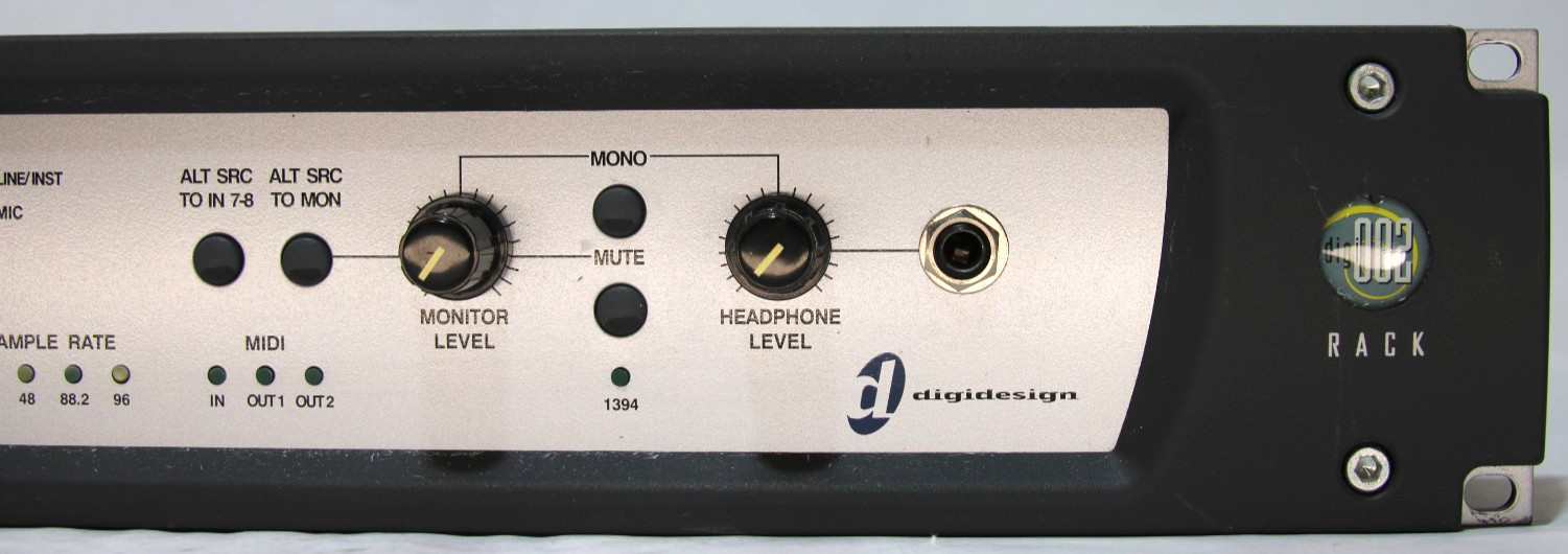 Digidesign Digi 002 Rack Firewire Audio Midi Digital Recording Interface MX002RK