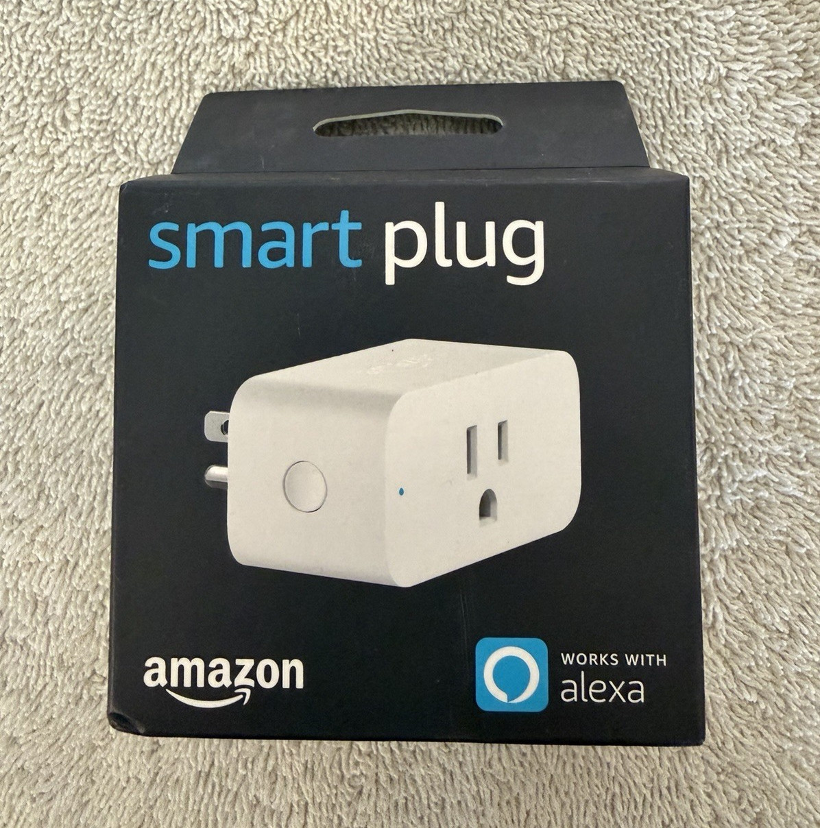 Amazon Smart Plug Wi‑Fi, Alexa Voice/App Remote Control, 1 Outlet, Indoor, White