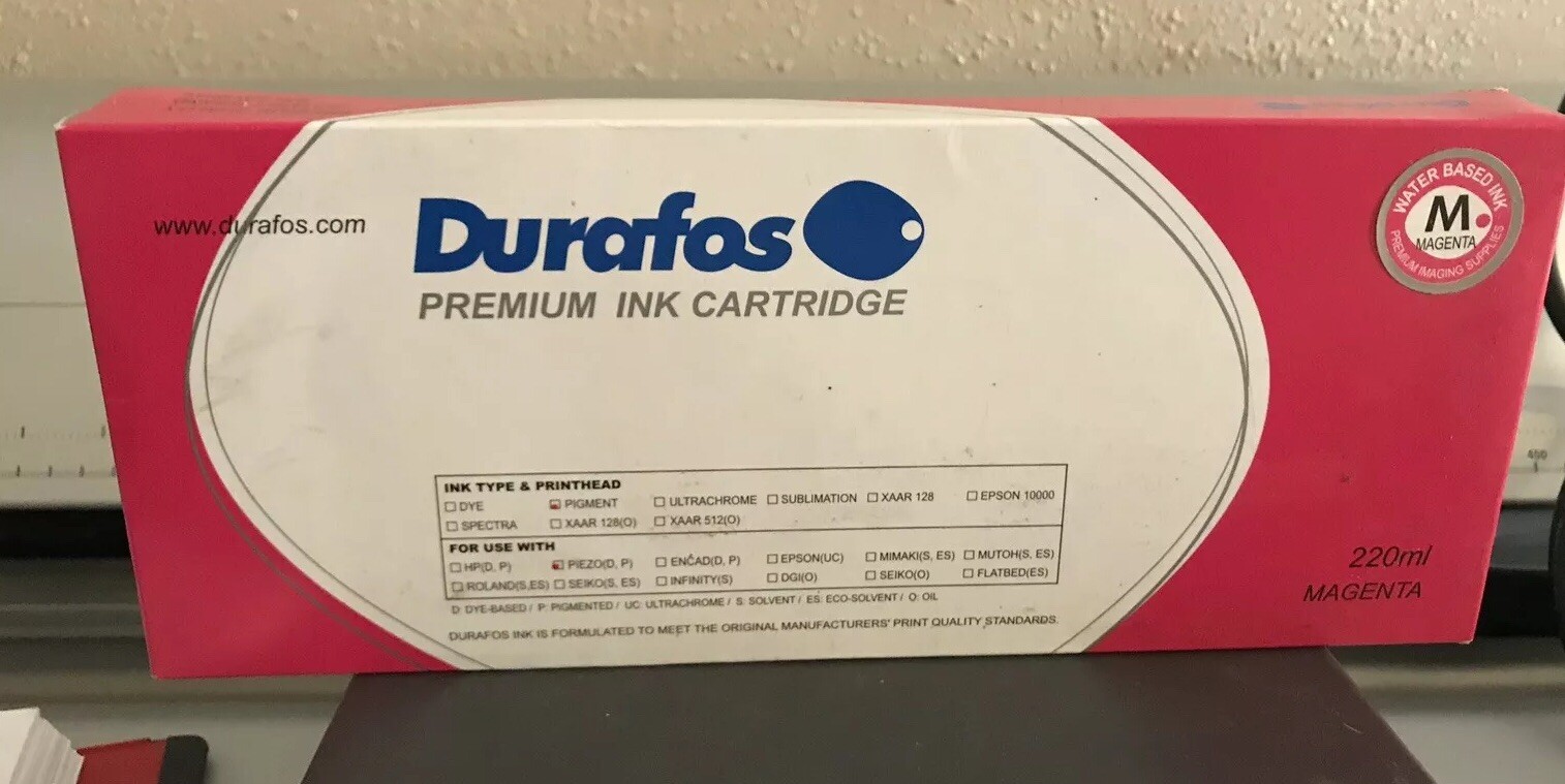 Durafos Magenta Dye Ink Cartridge PIEZO D,P EP-DYE-M 220ml