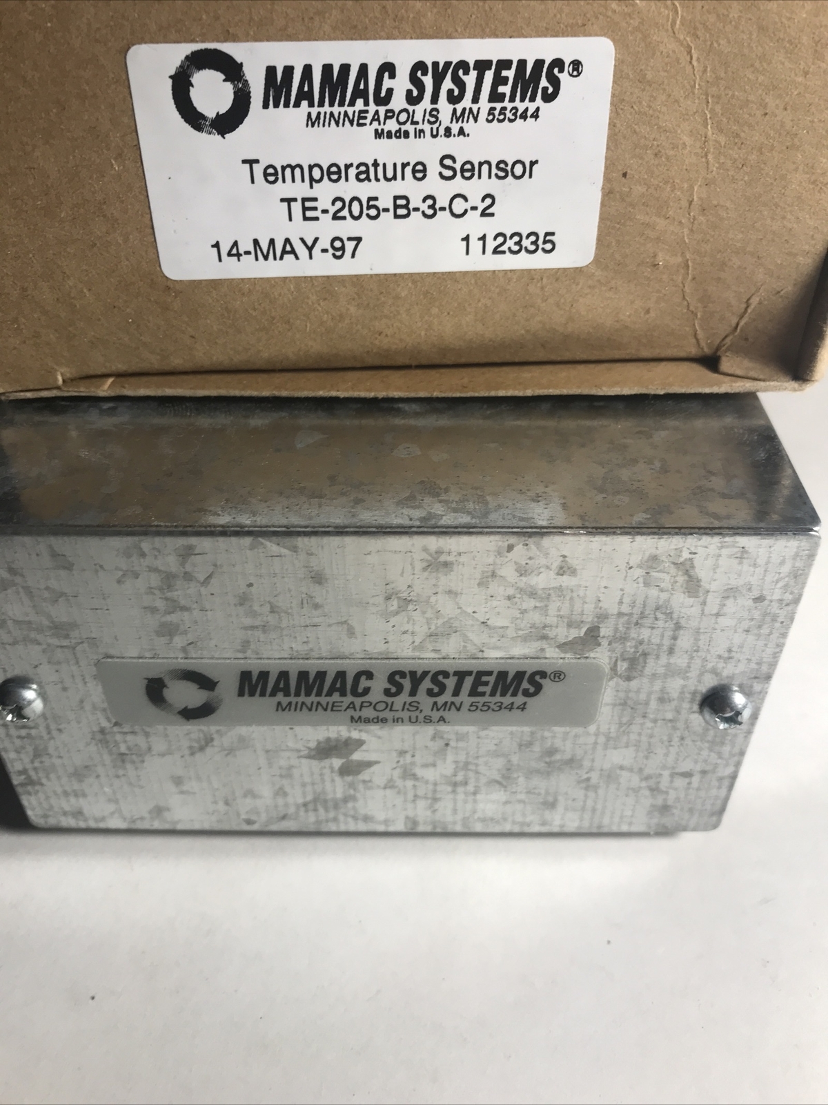 MAMAC SYSTEMS Temperature Sensor TE-205-B-3-C-2 NEW