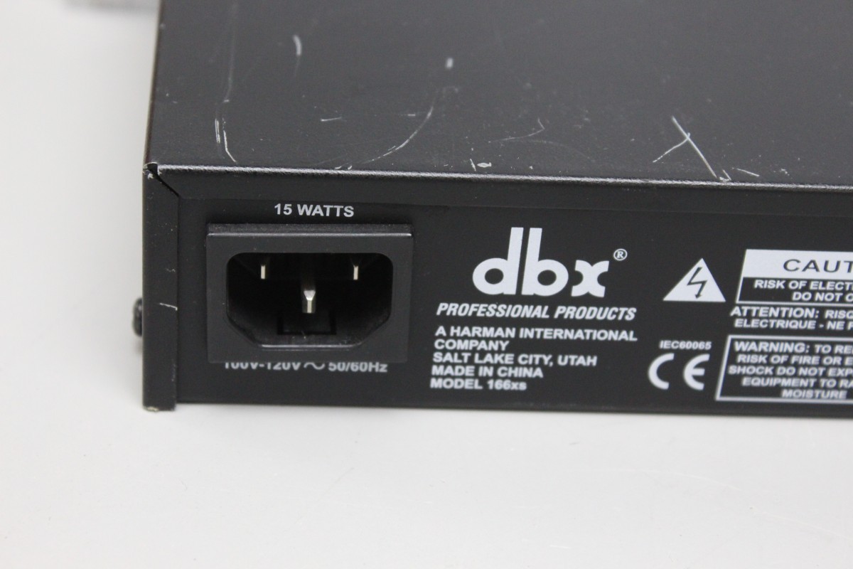 DBX 166XS Stereo Compressor Limiter Audio Recording (C31035511)
