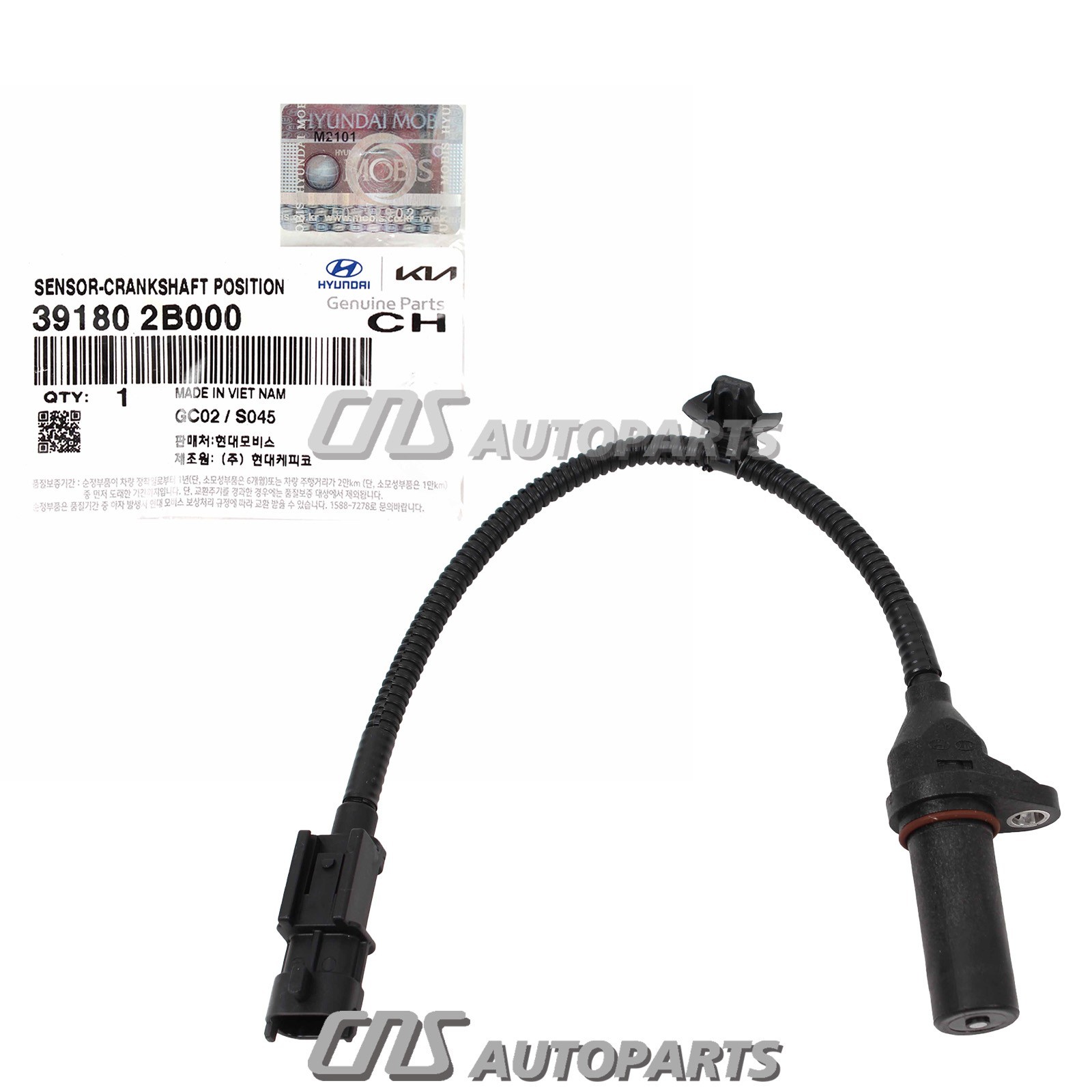 Genuine OEM Crankshaft Position Sensor 39180-2B000 For HYUNDAI ELANTRA 2011-2014