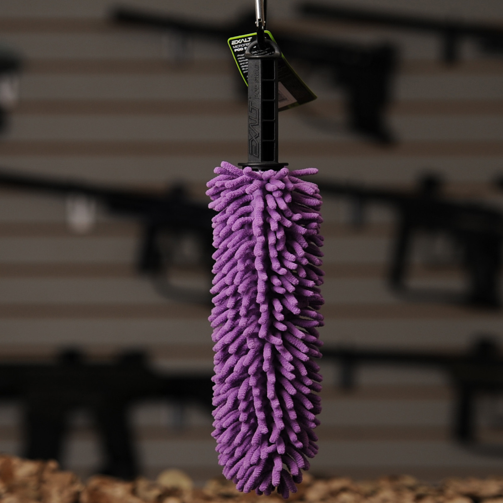 NEW Exalt Paintball Washable Pod Swab/Squeegee Cleaner - Purple