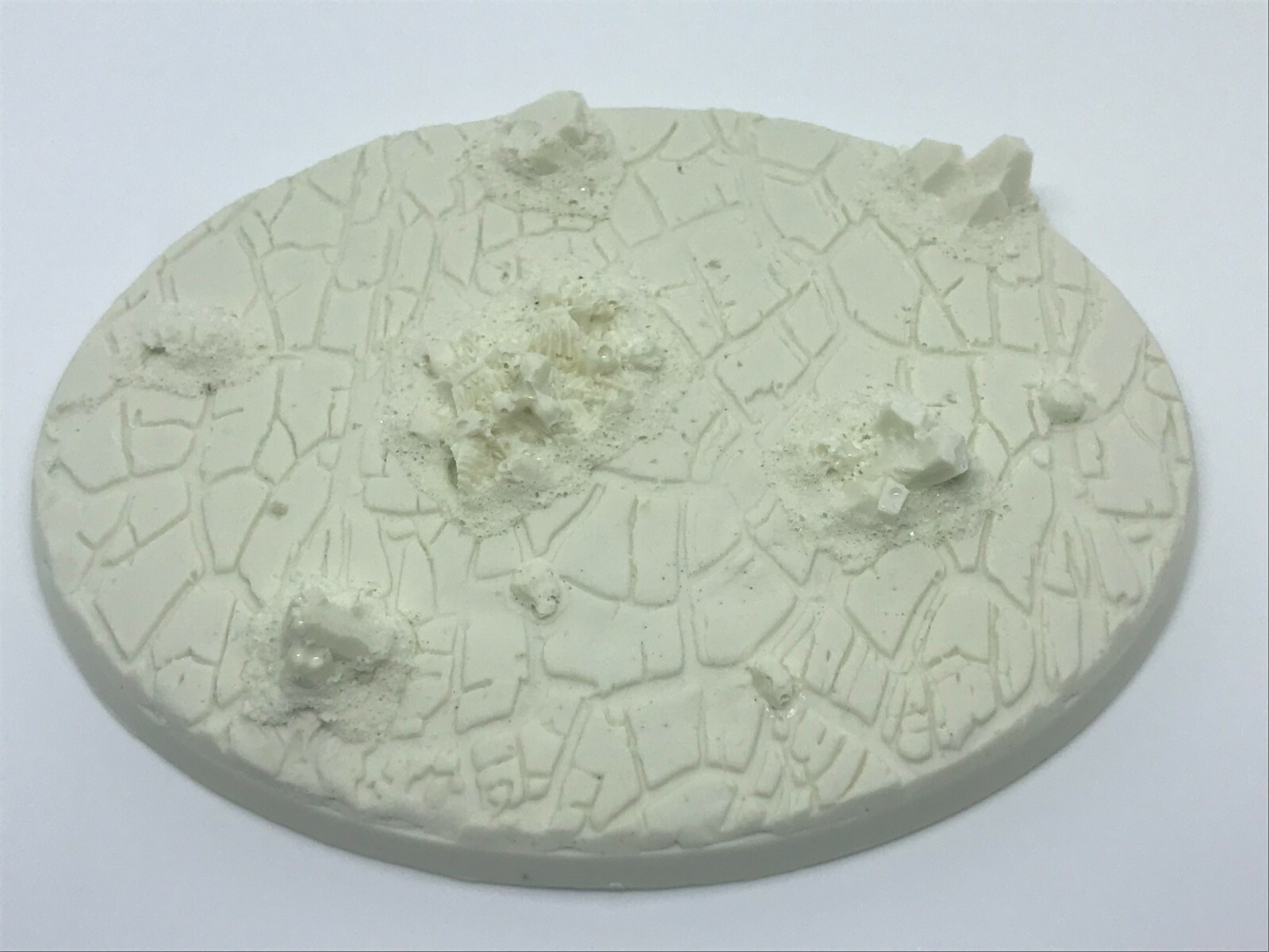Warhammer Age of Sigmar 40K Custom Frozen Bases One (1) 120mm oval resin base