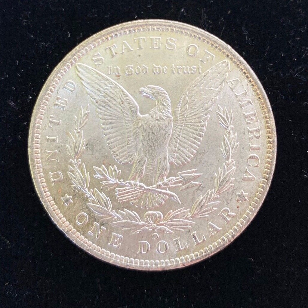 1878-1904 $1 MORGAN SILVER DOLLAR - UNCIRCULATED CONDITION, RANDOM DATE