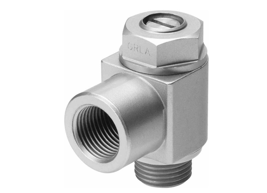 Festo GRLA-1/8-B 151165 One Way Flow Control Valve New