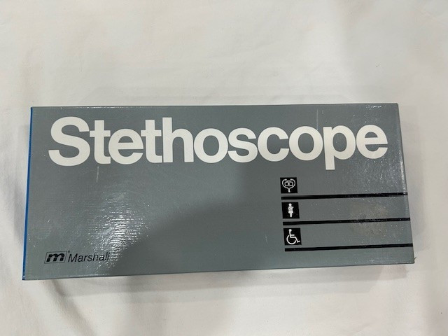 Marshall Stethoscope 22-inch Tubing, 5 In One . Set Of 2, 1 BLUE 1 BLACK , NEW