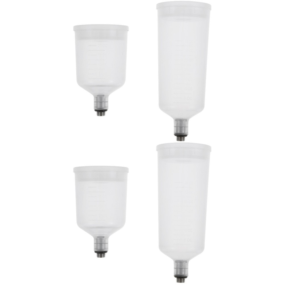Set of 2 Airbrush Sprayer Containers Refillable Cup Filter for Paint