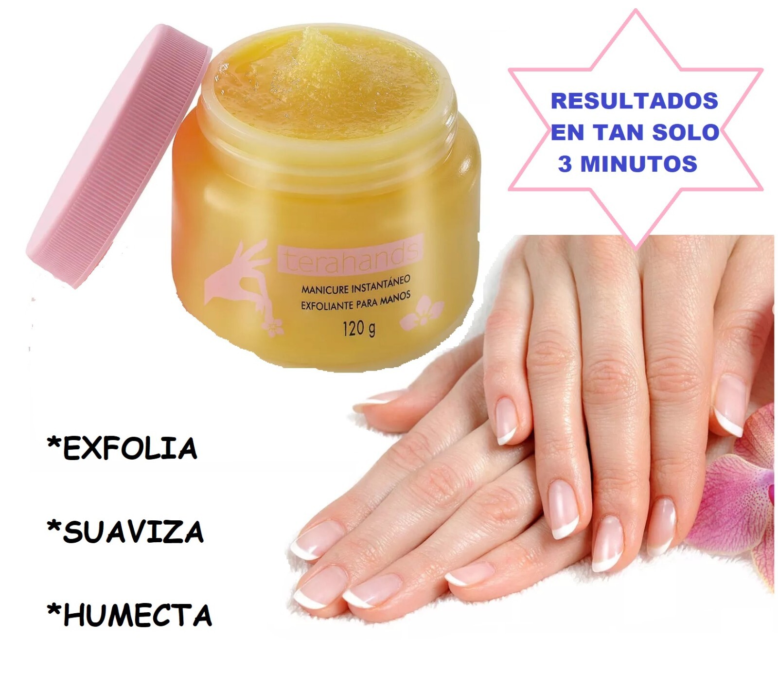 MANICURE INSTANTÁNEO EXFOLIANTE Y SUAVIZANTE PARA MANOS DE FULLER COSMETICS 120g