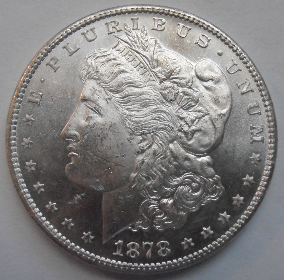 1878 S Morgan Silver Dollar,  Attractive BU coin (78SAC1) FREE SHIPPING