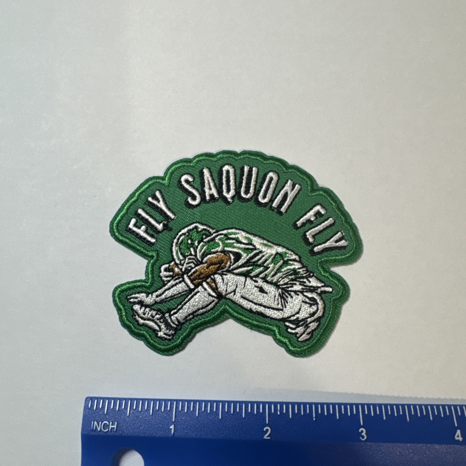 Fly Saquan Iron On Embroidered Patch