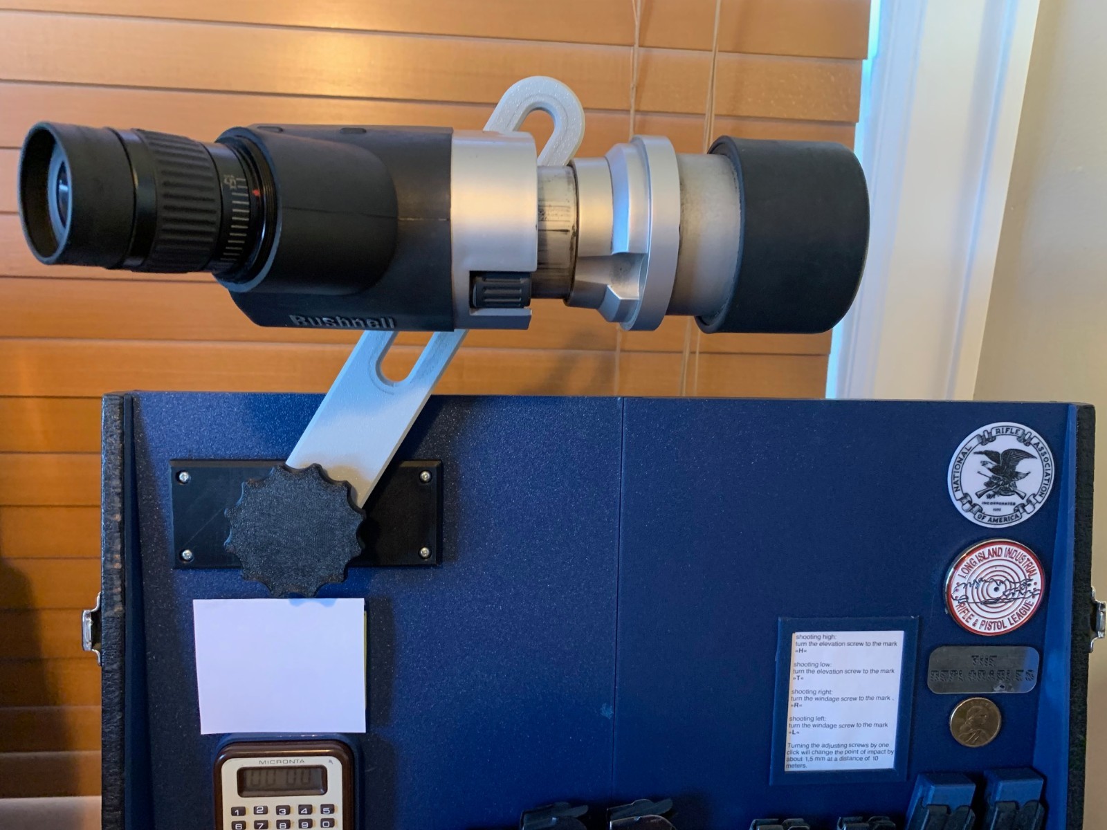 Mount for Spotting Scope for Bullseye Gunbox