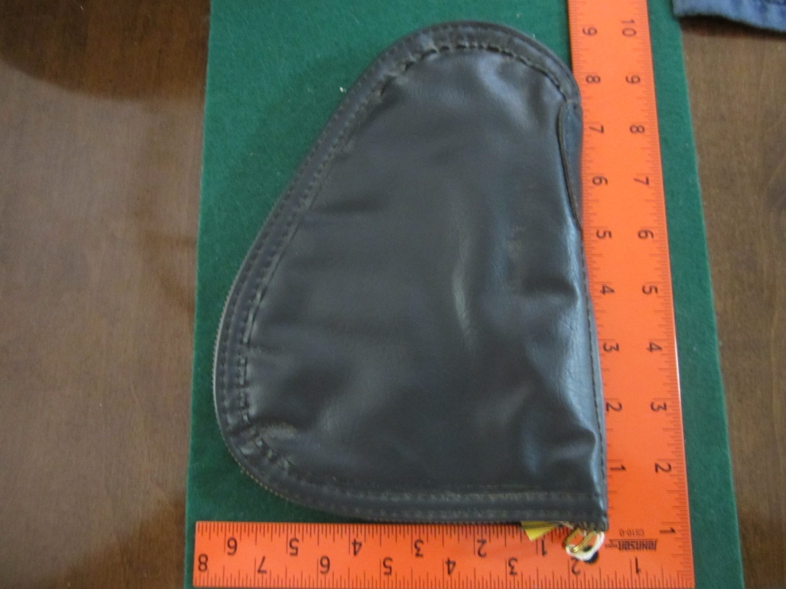 Vintage Browning Leatherette Vinyl Red Lined Factory Pouch Case Model 1955 .380