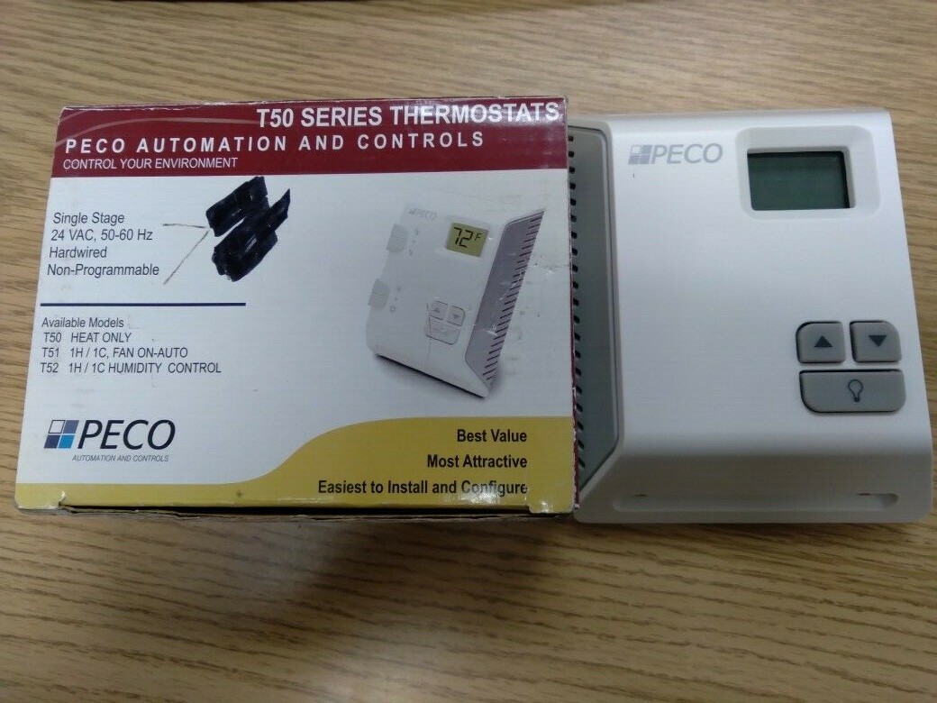 Peco T50 Series Non-Programmable Thermostat