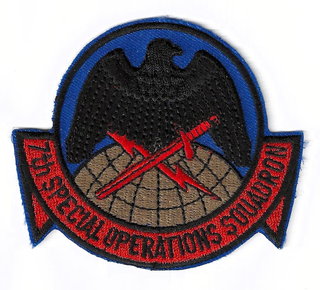 USAF US Air Force 7th Special Operations Squadron Subdued Military Vintage Patch