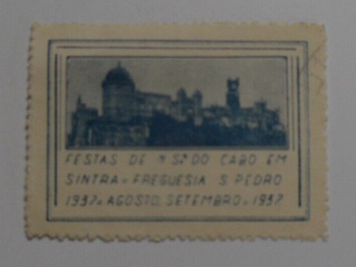 STAMPMART : SPAIN FESTAS DE SINTRA 1937 AGOSTO SETEMBRO POSTER STAMP
