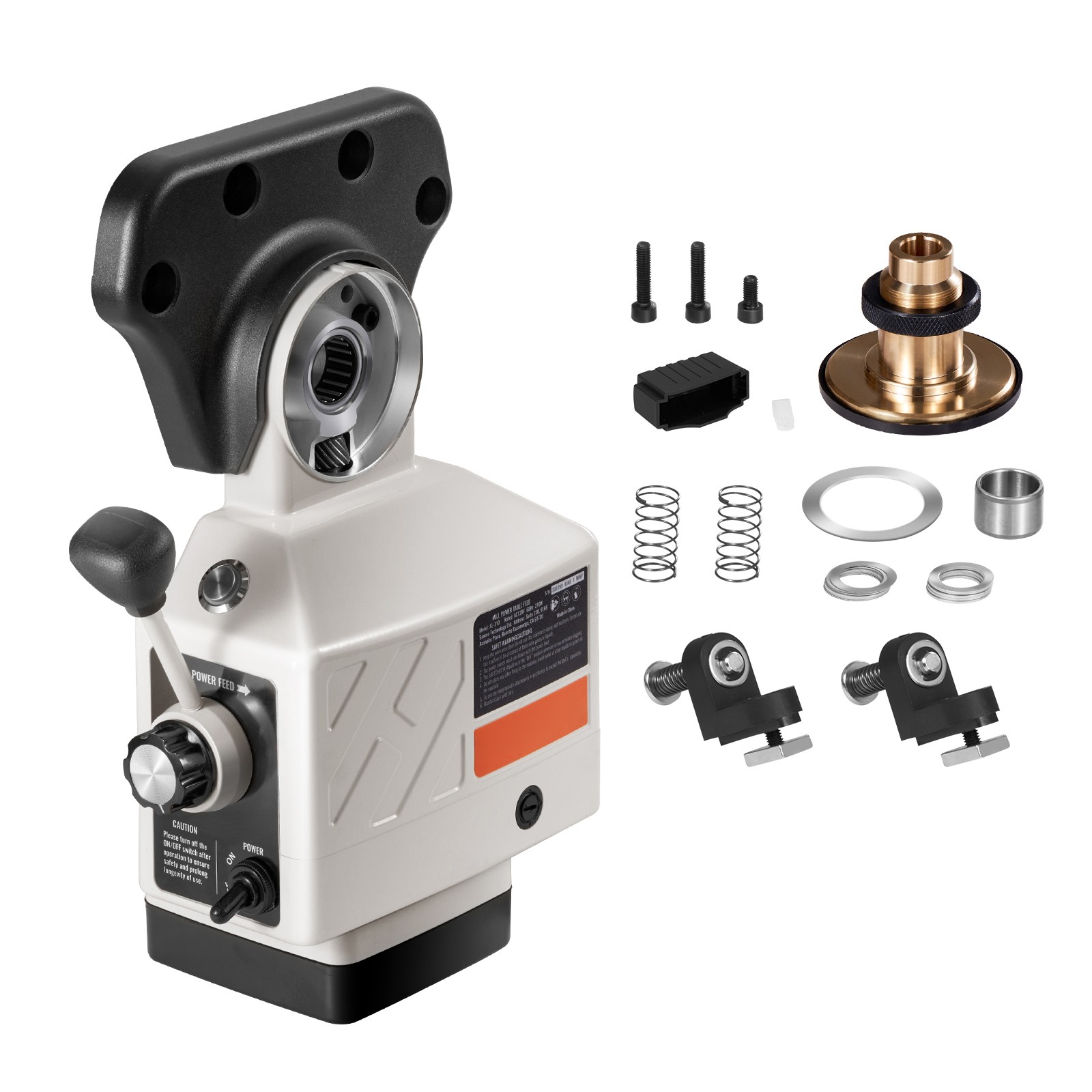 Power Feed X-Axis 150 Lbs Torque for Bridgeport Type Milling Machines 0-200 RPM
