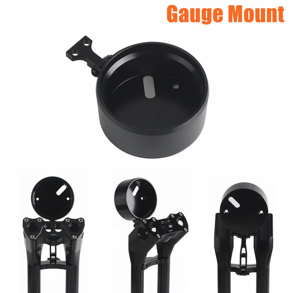 T-Bar Digital Gauge Mount Housing Bucket For Harley Low Rider S Fat Bob 2018-24