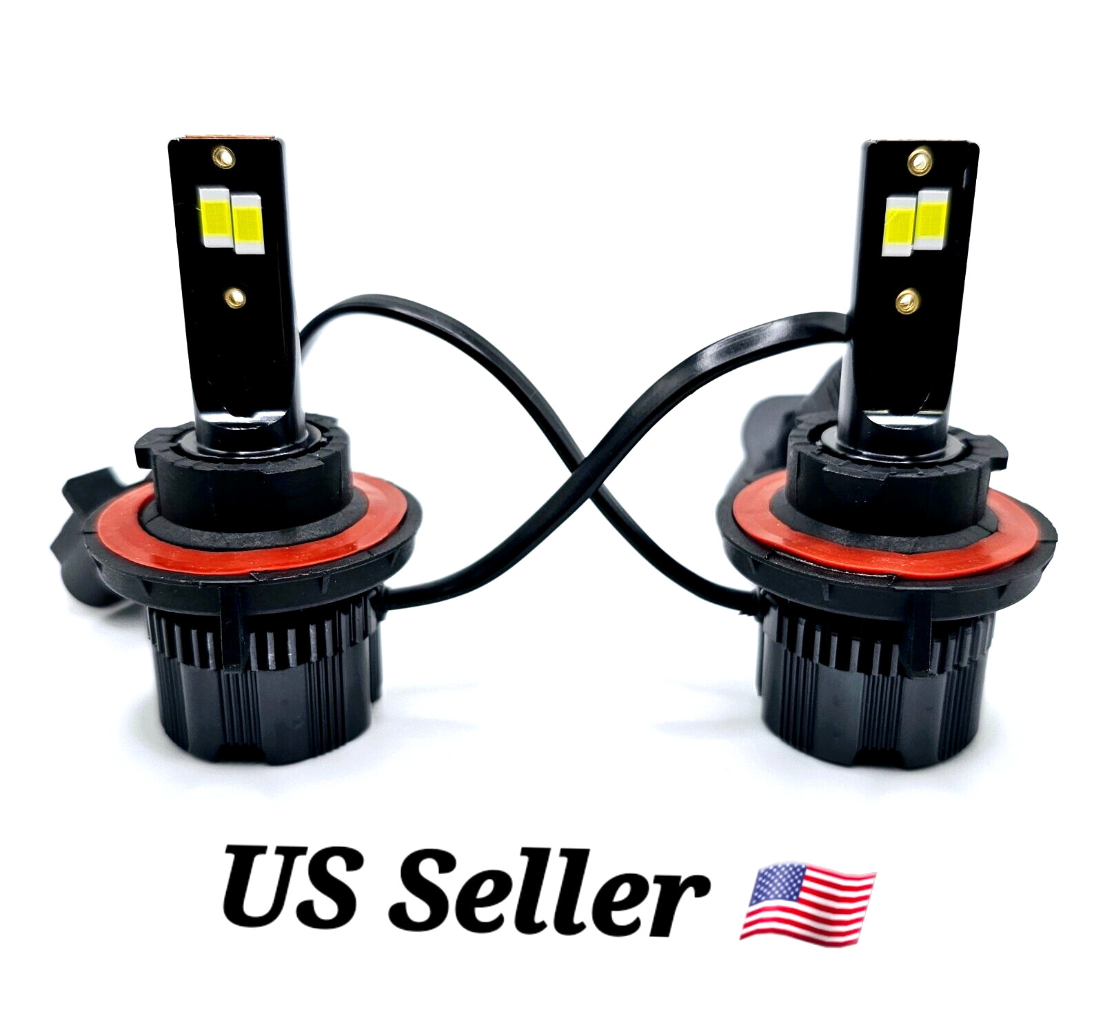 🌟 1 Pair Hi/Lo Beam 30w LED Bulbs for Polaris RZR 4 800 EFI 2014 ⬆️Visibility
