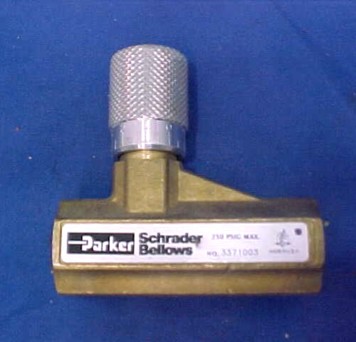 PARKER FLOW CONTROL VALVE 1/2" 250 PSIG max 003371003 3371003 337-1003 GAR