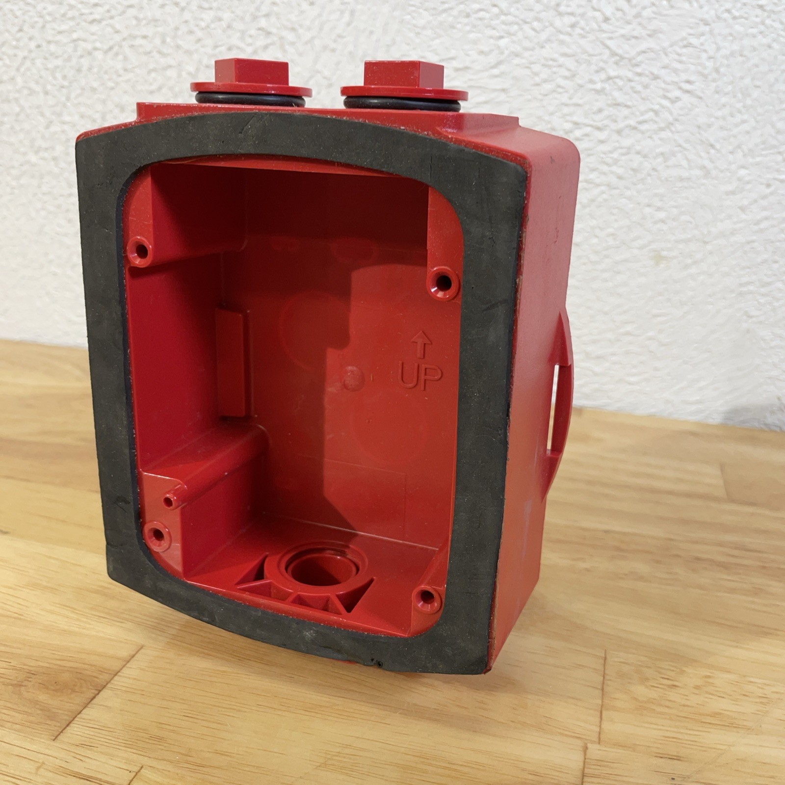 Red Weatherproof Back Box -- B59-0006