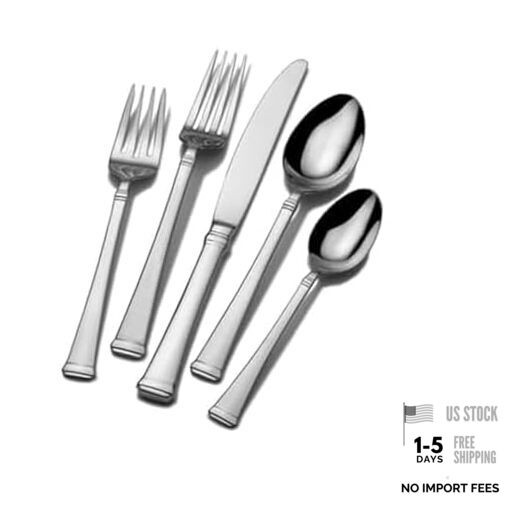 Flatware Service for 4, 20 Piece 20-Piece Flatware Set, Service for 4 Harmony