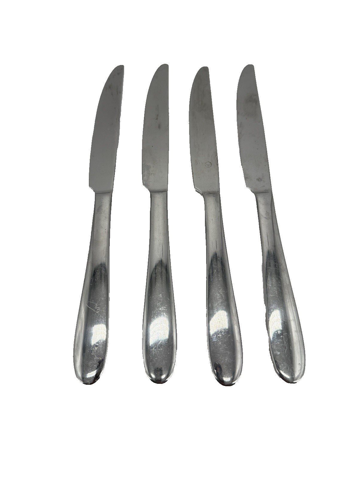Oneida Eve New French Solid Dinner Knives 9.5" Set of 4 Stainless Steel Glossy