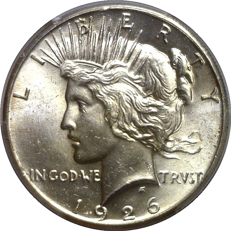 1926 Peace Dollar PCGS MS-64