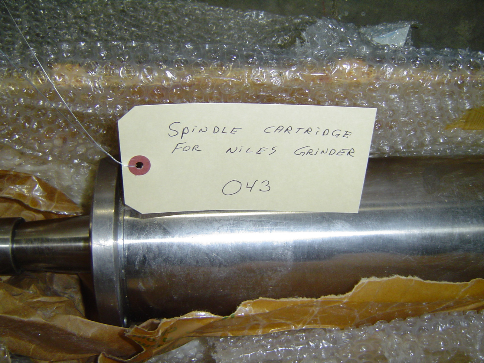 SPINDLE CARTRIDGE FOR NILES GRINDER