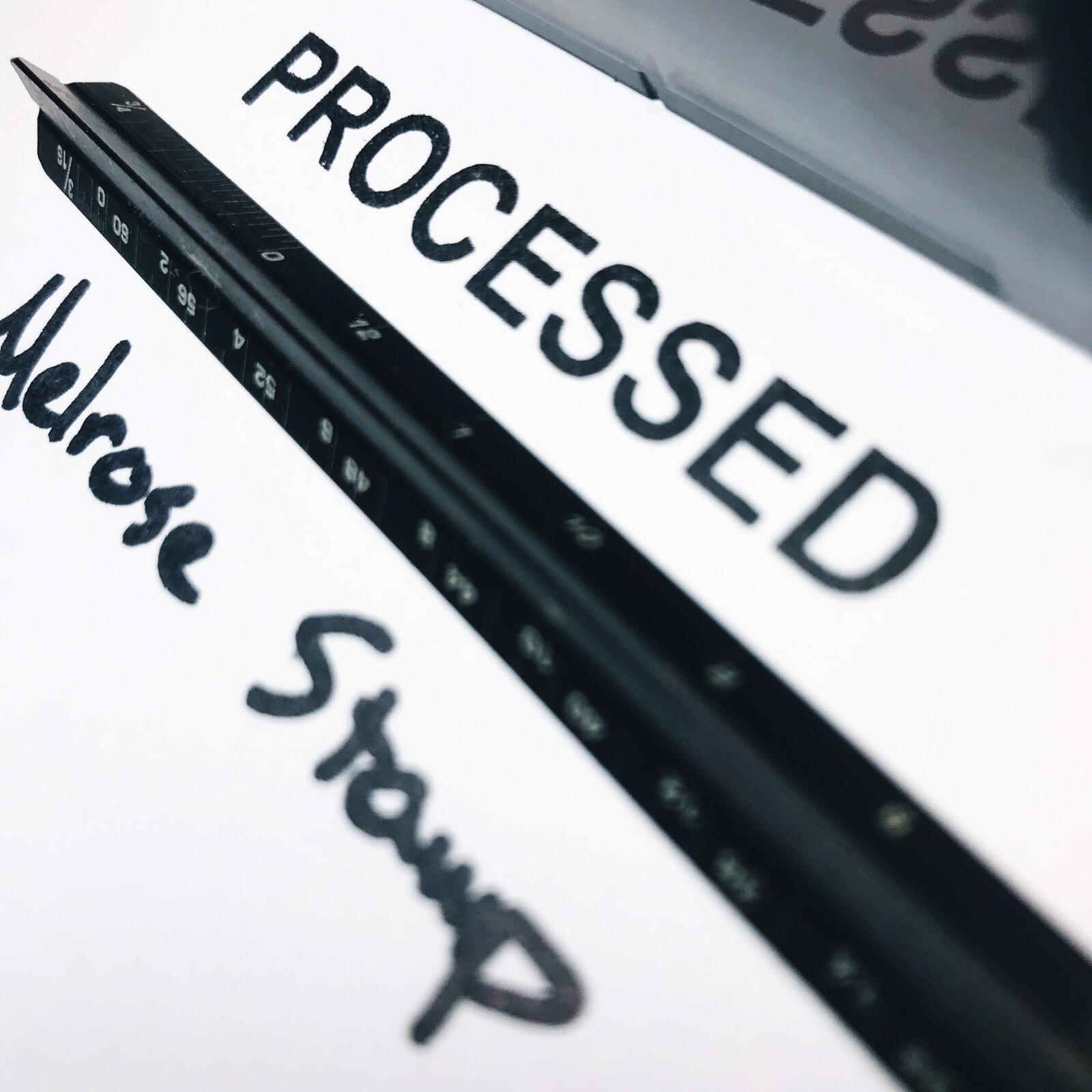 Processed Rubber Stamp Black Ink Self Inking Ideal 4913